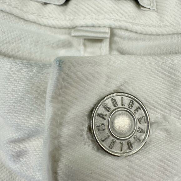Agolde Lana Slice Straight in Element (white) Size 30 High Rise Button Fly - Picture 6 of 16